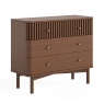 Savannah 3 Drawer Chest Brown