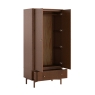 Savannah Gents Wardrobe Brown Open