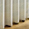 Orla Kiely Multi Stem Eyelet Headed Curtains Fern Ochre