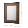 Cara Small Rectangular Mirror