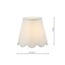 Small Rechargeable Table Lamp with shade
