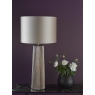 Myla Bronze Table Lamp with Taupe Drum shade