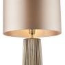 Myla Bronze Table Lamp with Taupe Drum shade