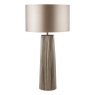 Myla Bronze Table Lamp with Taupe Drum shade