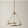 3 Shade Hooper Pendant Light  with Coral Pink Shades