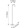 Library Reader Task floor Lamp