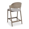 Vigo Bar Stool Grey Back
