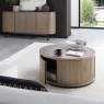 Vigo Round Coffee Table Grey Lifestyle