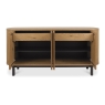 Vigo Wide Sideboard Rustic Open