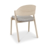 Vigo Dining Chair Scandi Grey Fabric Back