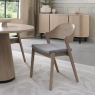 Vigo Dining Chair Scandi Grey Fabric Lifestyle
