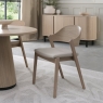 Vigo Dining Chair Scandi Ivory Leather Lifestyle