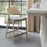 Vigo Bar Stool Scandi Grey Fabric Lifestyle