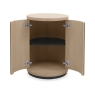 Vigo Round Lamp Table Scandi Open