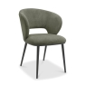 Luca Dining Chair Green Fabric