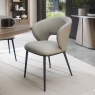 Luca Dining Chair Grey Leather Lifestyle
