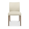 Koda Chair Ivory Leather Front