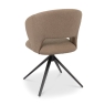 Stella Swivel Dining Chair Mocha Beige Back