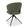 Stella Swivel Dining Chair Green Back