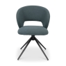 Stella Swivel Dining Chair Blue Front