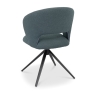 Stella Swivel Dining Chair Blue Back