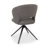 Stella Swivel Dining Chair Grey Back