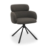 Hudson Swivel Dining Chair Brown