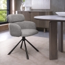Hudson Swivel Dining Chair Grey Lifestyle