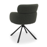 Hudson Swivel Dining Chair Green Back