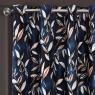 Madrid Eyelet Headed Curtains Navy