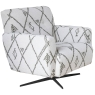 Izzy Fabric Swivel Chair