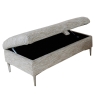 Izzy Fabric Legged Ottoman