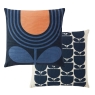 Orla Kiely Striped Tulip 45cm Cushion Indigo