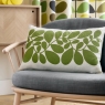 Orla Kiely Sycamore Stripe 40cm x 60cm Cushion Dill Green