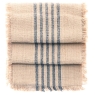 Jute Stripe Runner Midnight