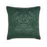 William Morris At Home Strawberry Thief 50cm Cushion Forest Green