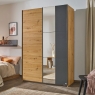 Spirea 2501 W131cm Oak Grey Mirrored Lifestyle