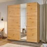 Spirea 2502 W175cm Oak Mirrored Lifestyle