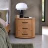 Vigo 3 Drawer Nightstand Lifestyle