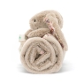 BLOSSOM BEIGE BUNNY PETAL BLANKIE