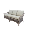 Normandy Rattan 3 Seater Sofa With 2 Sofa Chairs & Dining Table