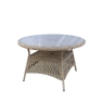 Normandy Rattan 4 Seater Round Dining Set