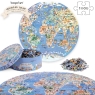 WM001 BOPSTER WORLD MAP ILLUSTRATED 1000PCS
