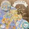WM001 BOPSTER WORLD MAP ILLUSTRATED 1000PCS