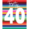 Age 40 - Greeting Card