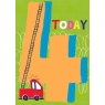 Age 4 Boy - Greeting Card