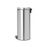Brabantia Newicon Pedal Bin 30L Plastic Bucket Matt Steel