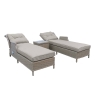 Valencia Rattan Double Lounger Set With Side Table
