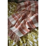 Laura Ashley Padbury Check Throw 150cm x 200cm Russet