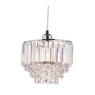 Laura Ashley Vienna Crystal & Polished Chrome Easy Fit Pendant